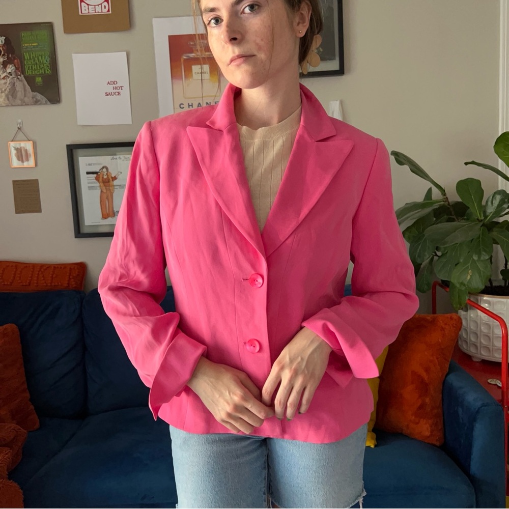 Pink blazer